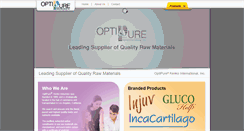 Desktop Screenshot of optipure.com