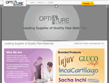 Tablet Screenshot of optipure.com